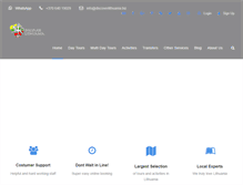 Tablet Screenshot of discoverlithuania.biz